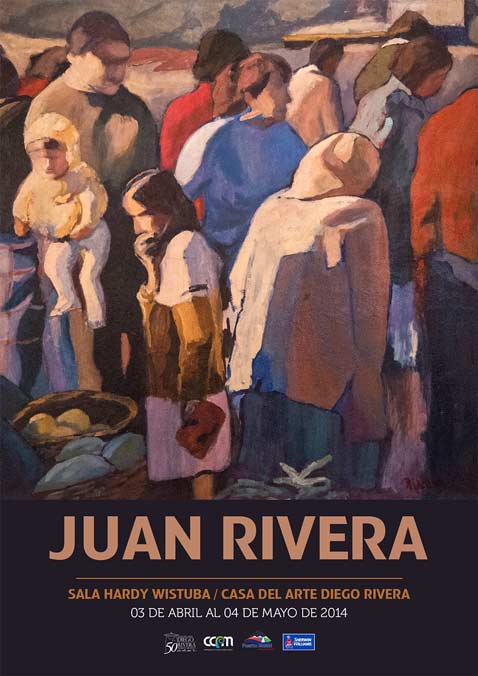 Afiche muestra Juan Rivera