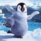 happy feet rompiendo el hielo