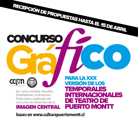 Concurso gráfico temporales de teatro