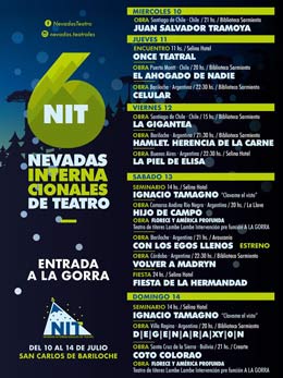 Nevadas Internacionales Teatro 2019 Bariloche