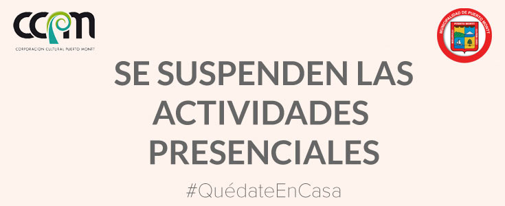 se suspenden actividades presenciales